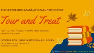 Tour and Treat advertisement for The Lincoln Center Open House Oct. 27