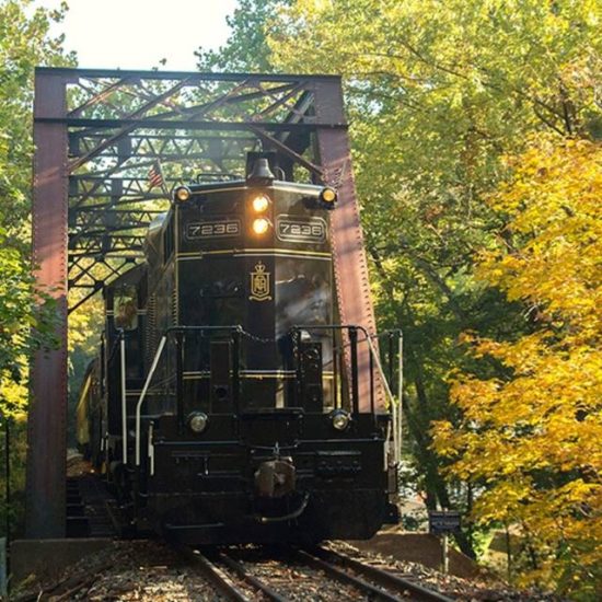 Colebrookdale  Railroad, which offers foliage tours.