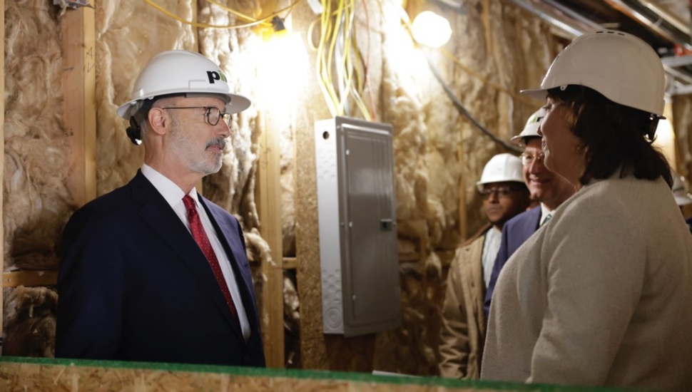 Gov Tom Wolf at Clemens Food Group.