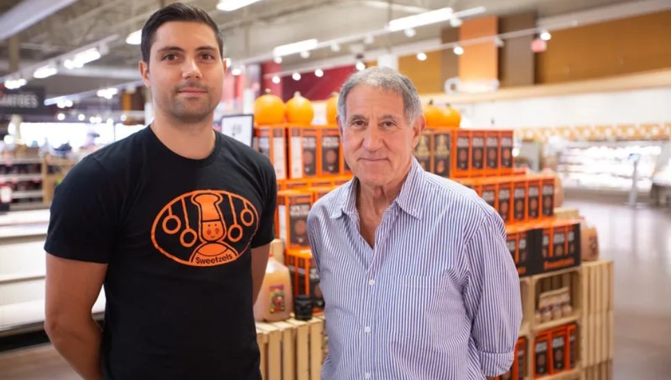 Rob Borzillo (left), vice president of sales at Sweetzels and his father, Sweetzels president Bob Borzillo
