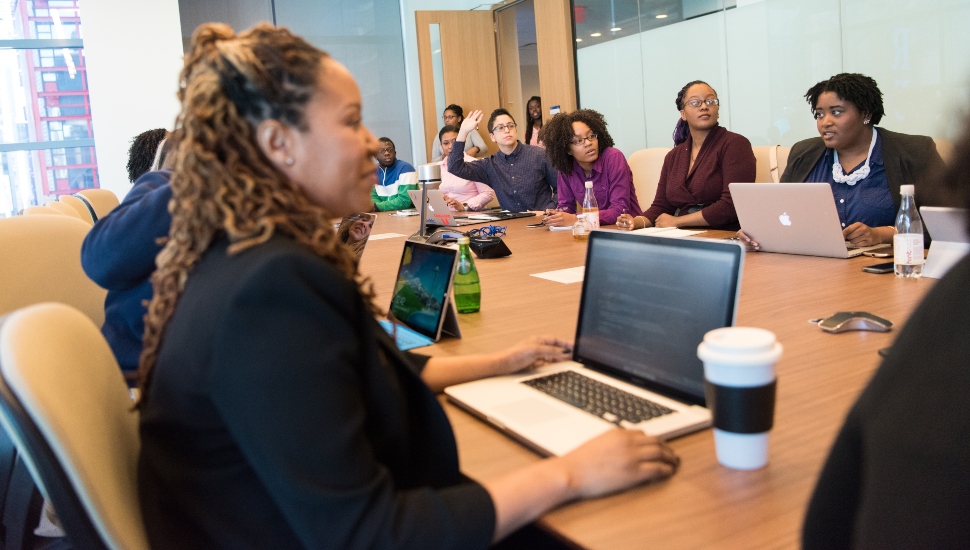 women in boardroom