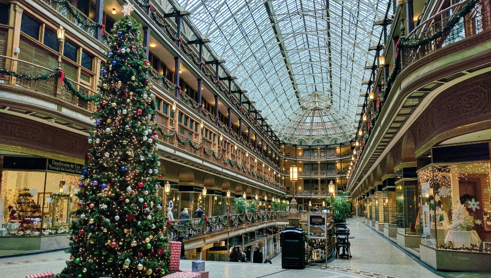 decorated mall hall