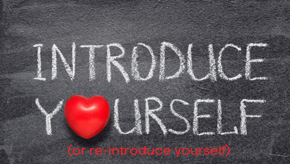 Introiduce Yourself on a blackboard