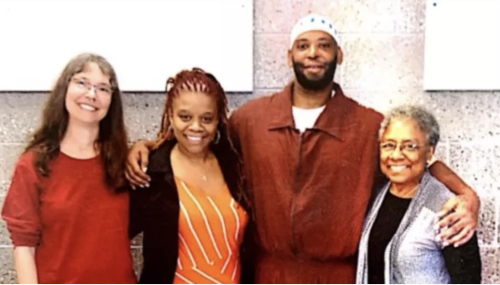 yree Wallace coordinated the donation to Stephen Girard Elementary School and is the founder of MANN UP, a peer support and empowerment group. 
Image via WHYY, Tyree Wallace.