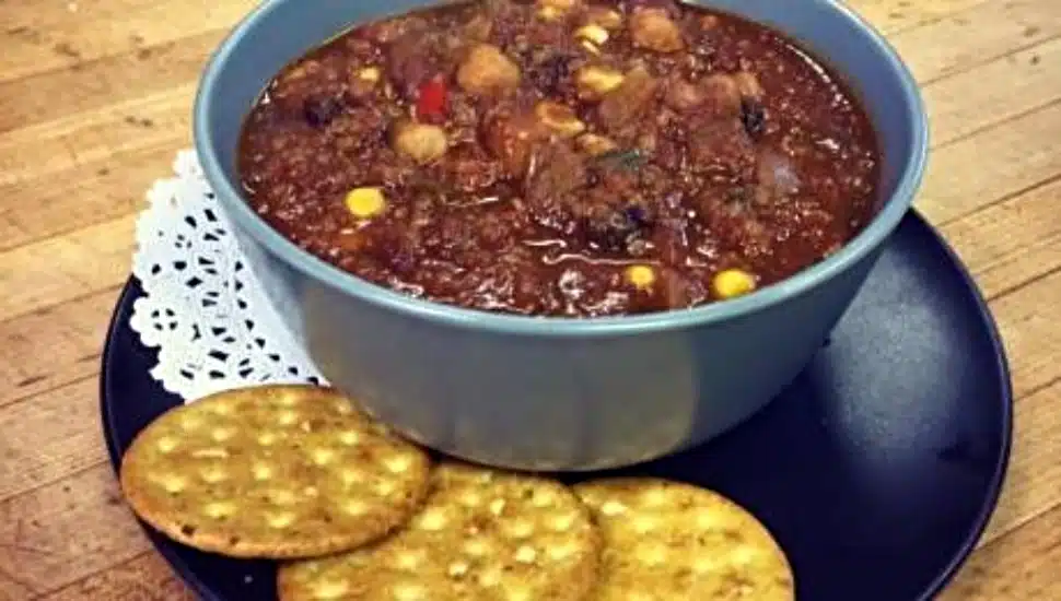 Vegan Chili from the Allways Cafe