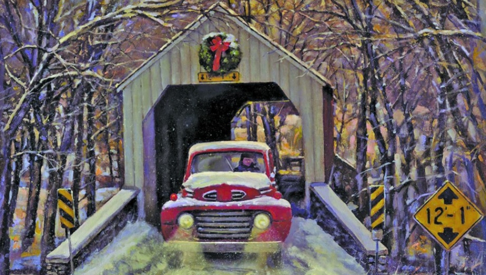 Hope-Filled Local Artist Sees His 2021 Christmas Card as a ‘Light at the End of the Tunnel’