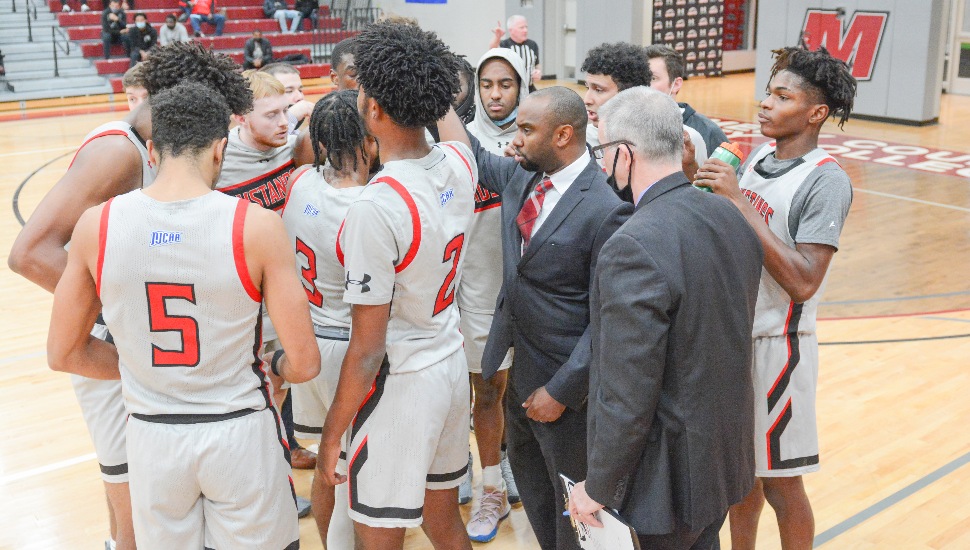 The Mustang Men's Basketball Team