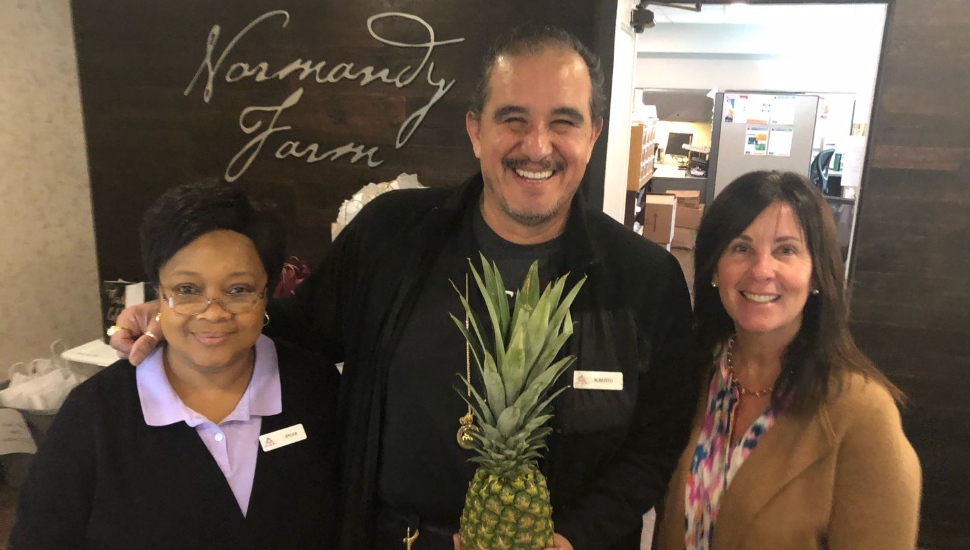 Blue Bell’s Normandy Farm Hotel Explains How the Pineapple Became the Universal Symbol of Hospitality