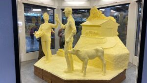 butter sculpture PA farm show