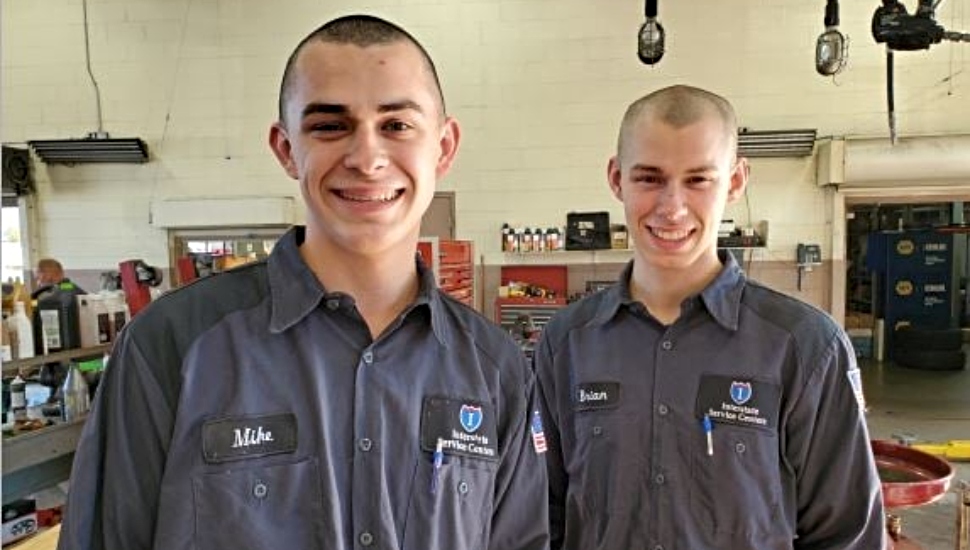 two students North Montco Technical Career Center