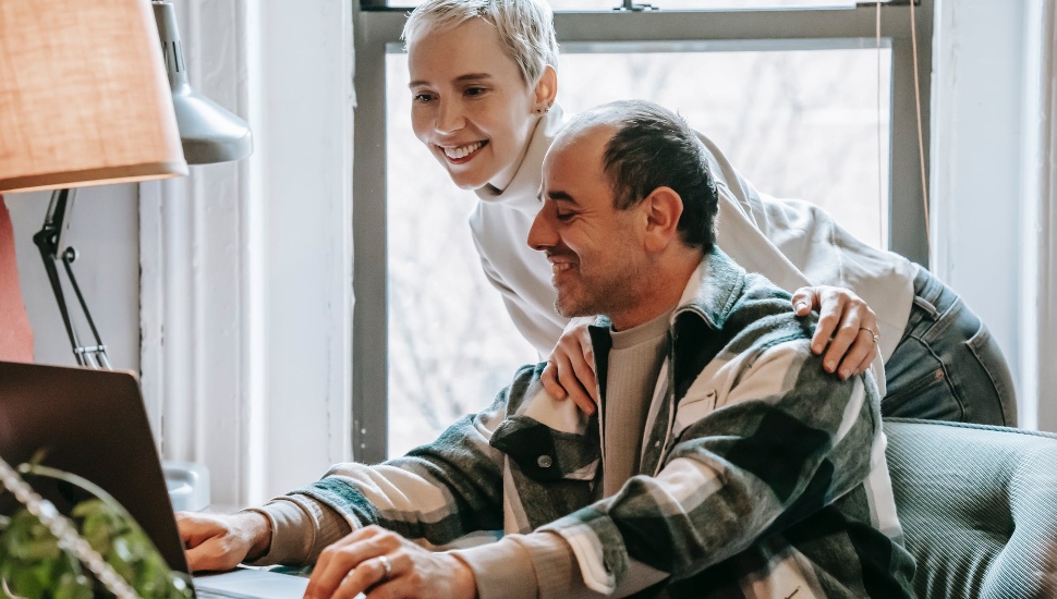 tax-friendly with man and woman
