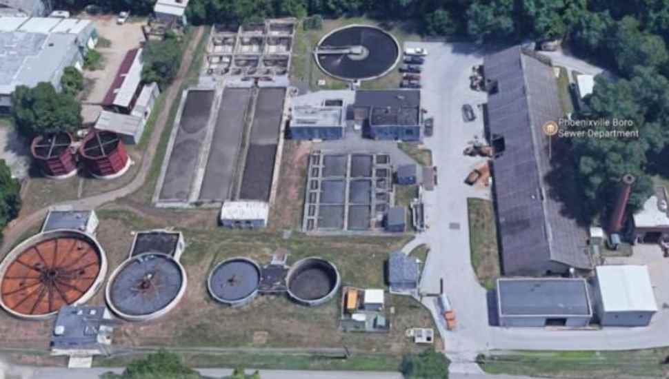 sky view of a business