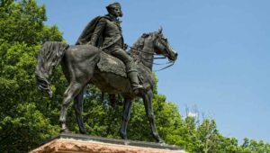 statue of a man on horseback
