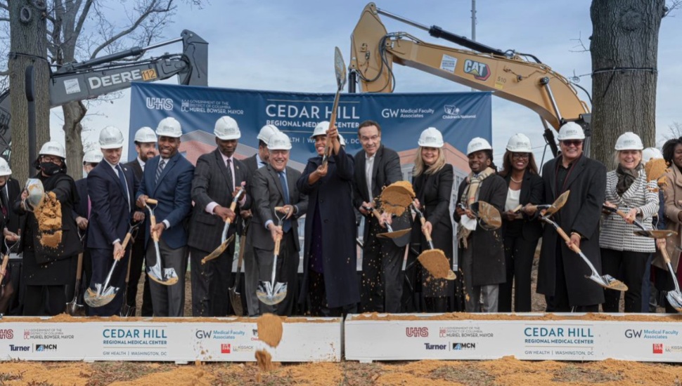 UHS cedar hill break ground 2022 FB