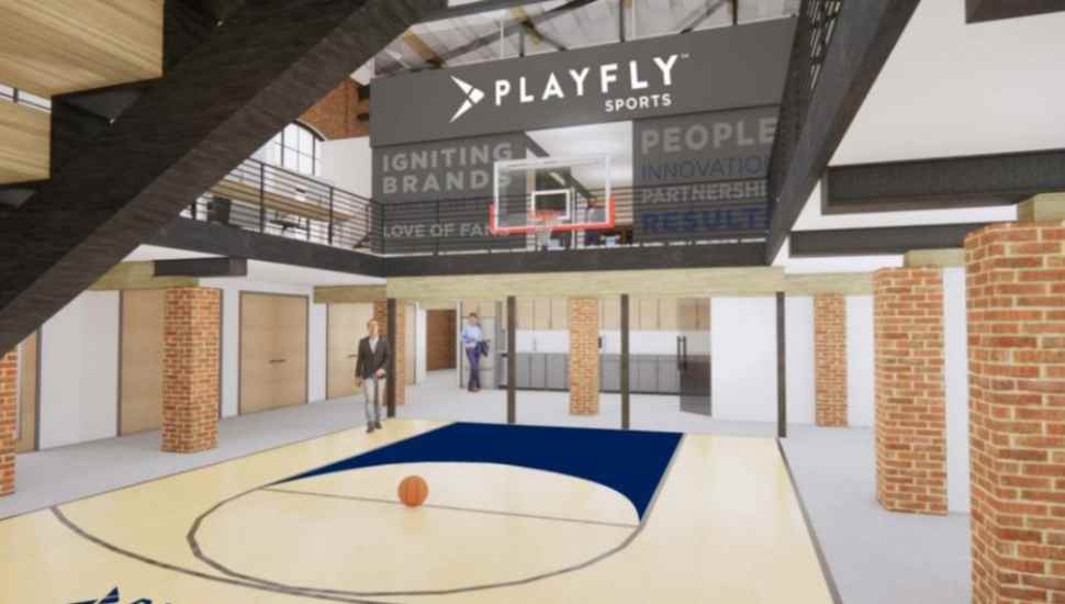 indoor basketball court