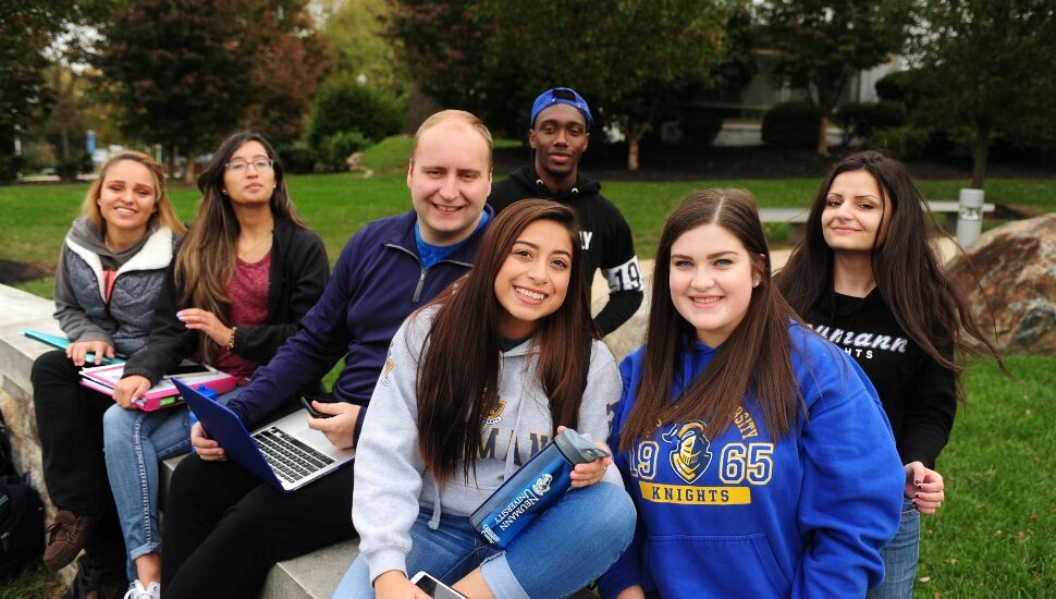 Students at Neumann University.