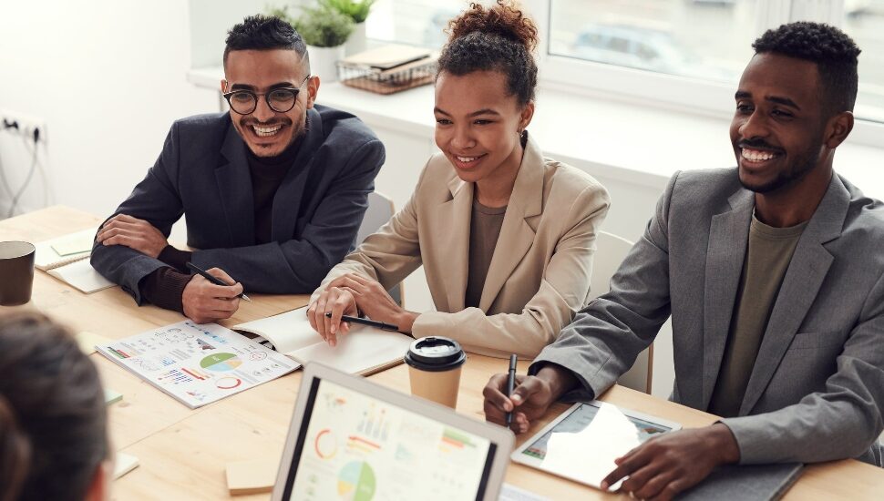 employees in office