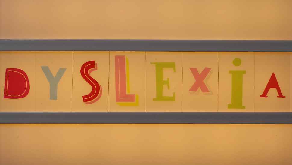 word with colored letters