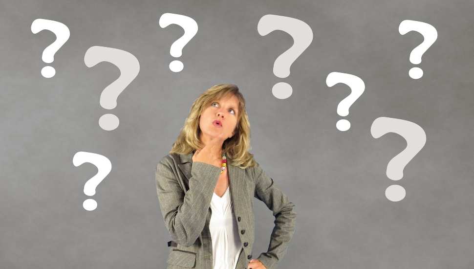 Woman asking Questions