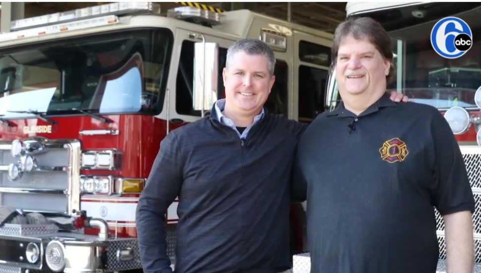 Former Glenside Fire Company Voluntary Firefighters Share Special Bond After Kidney Donation