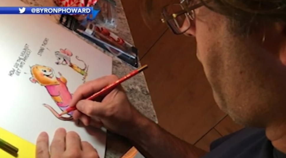 Byron Howard at work.
