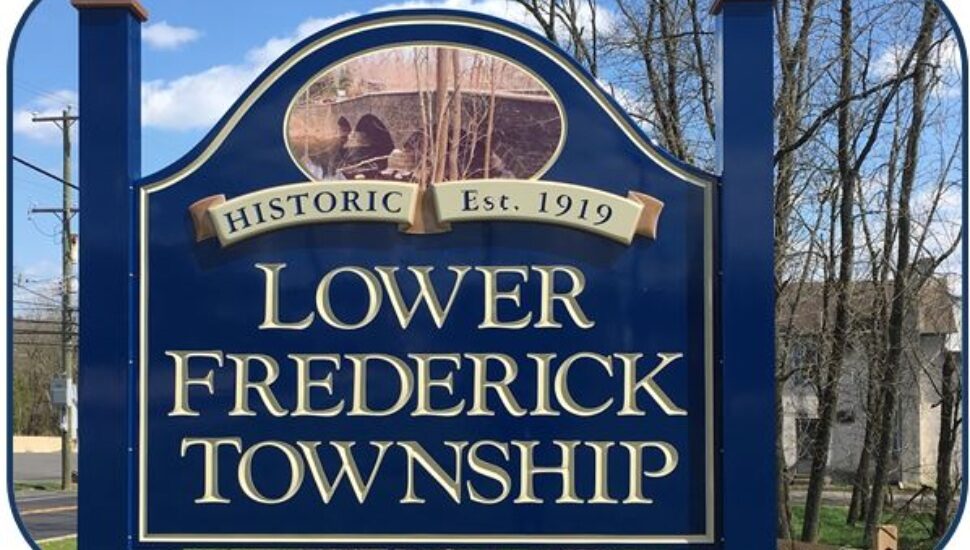 Lower frederick township sign