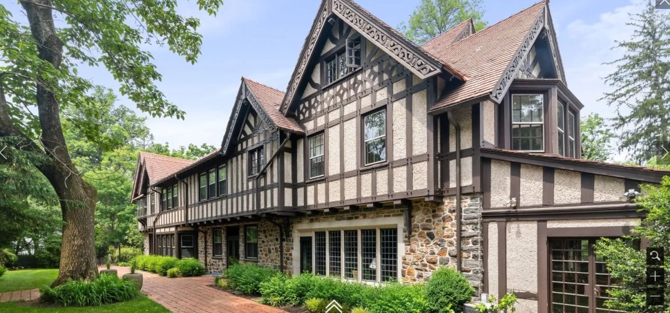 A Bryn Mawr Tudor revival mansion in Radnor. owned by Lindy Snider.