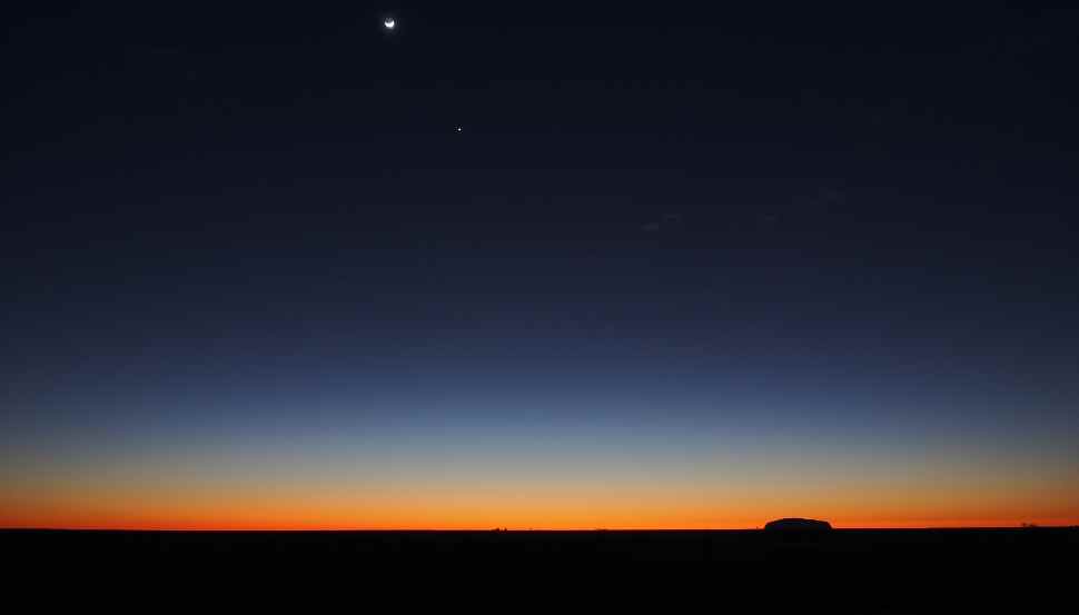 blue-orange-yellow sky