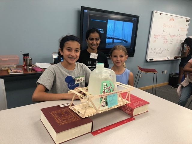 Camp Inspire STEAM campers