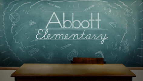 Abbott Elementary Chalk Board .