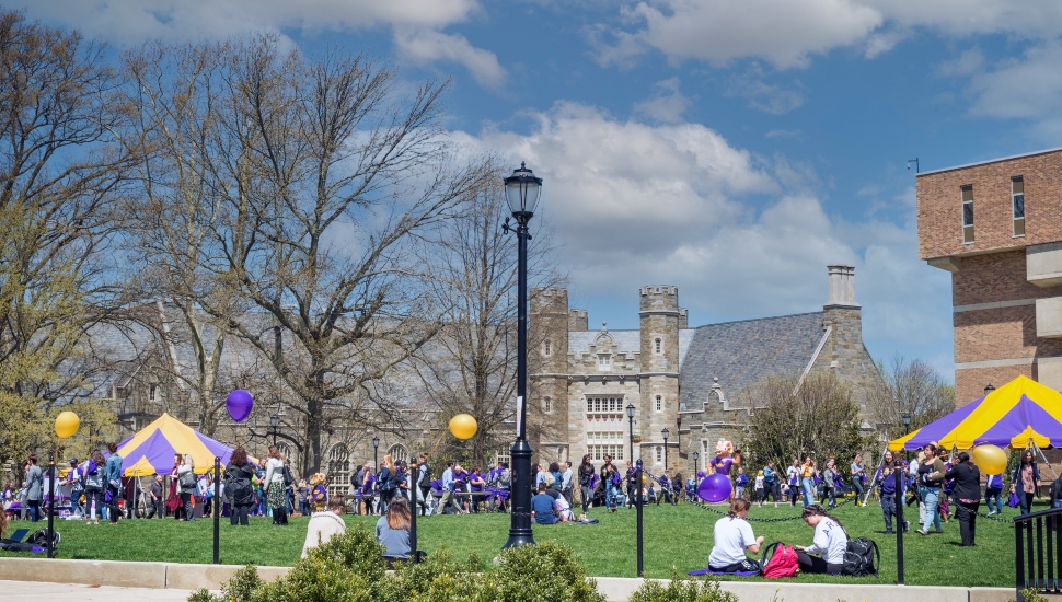 college campus open house