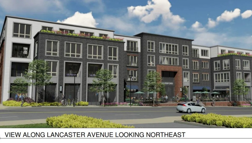 Submitted rendering of the proposed development.