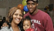 Brandon Dixon, right, with his mother and daughter. courtesy of the Dixon family