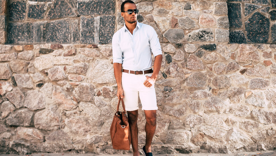 Man in shorts