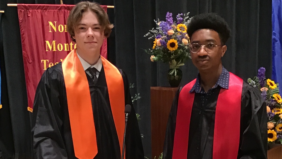 Senior Recognition Ethan Andorn _L Jordan Joseph_R