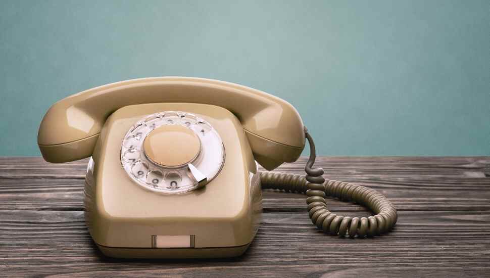 beige landline