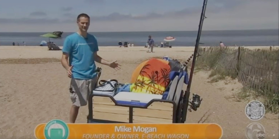 Mike Morgan and the e-Beach Wagon
