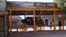 carriage in a barn Wells Fargo Ardmore