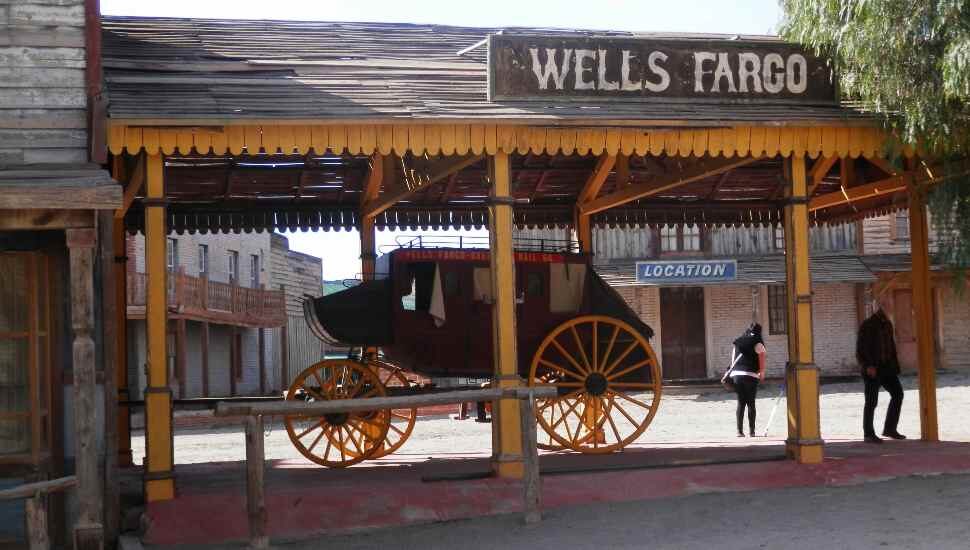 carriage in a barn Wells Fargo Ardmore
