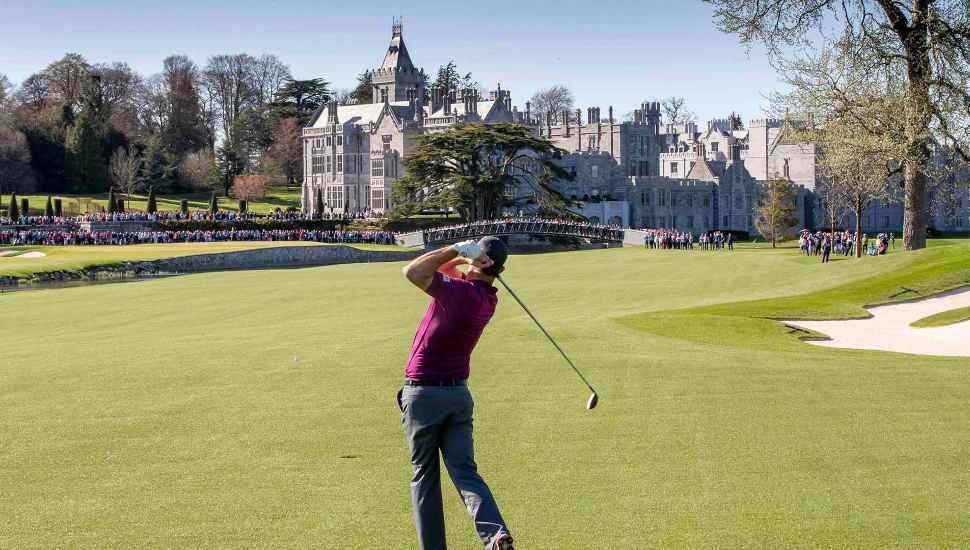 chip shot toward a castle