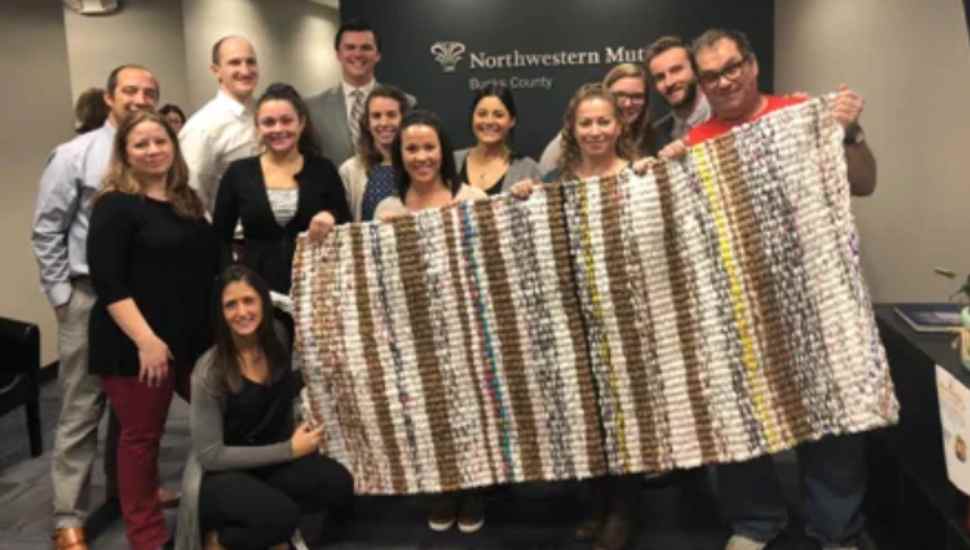 group shot with large mat