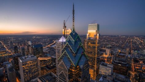 Philadelphia Skyline at dusk