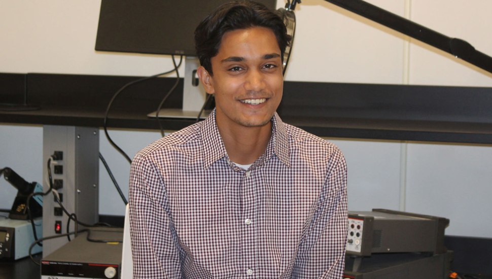 man in checkered shirt