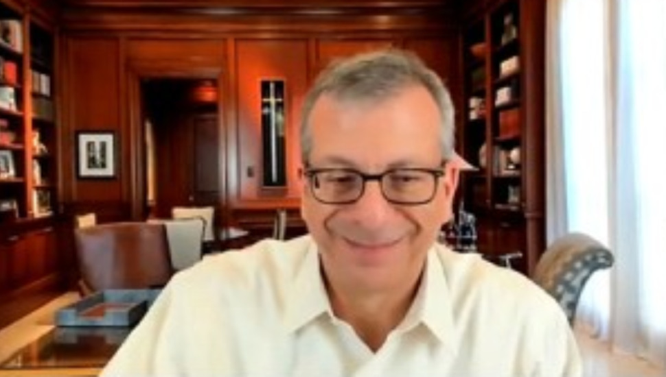 man with glasses, smiling