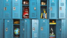 blue lockers