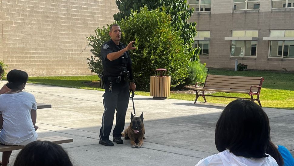 officer with dog