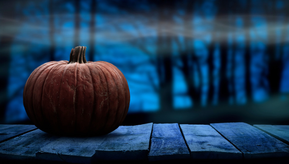 orange gourd on a porch