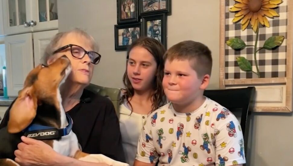 Ardmore Woman Adopts Rescued Beagle, Surprises Grandchildren