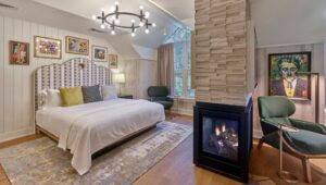 A romantic suite at River House at Odette'sHouse