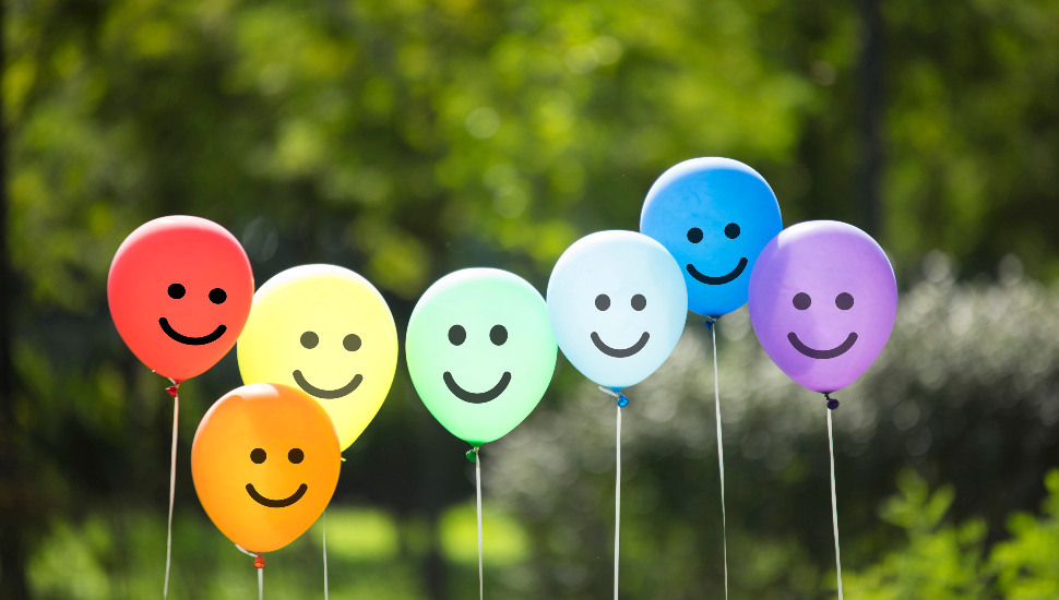 smiling balloons